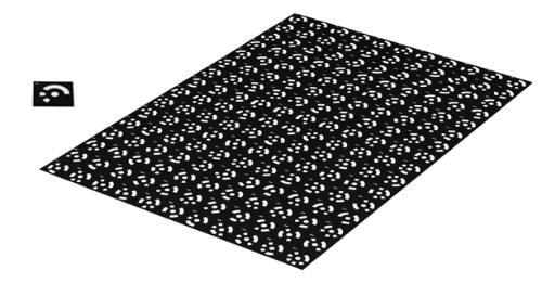 Punktmarken 3,0 mm, weiß, codiert 8-427, Klebestärke mittel, 419 Stück Produktbild
