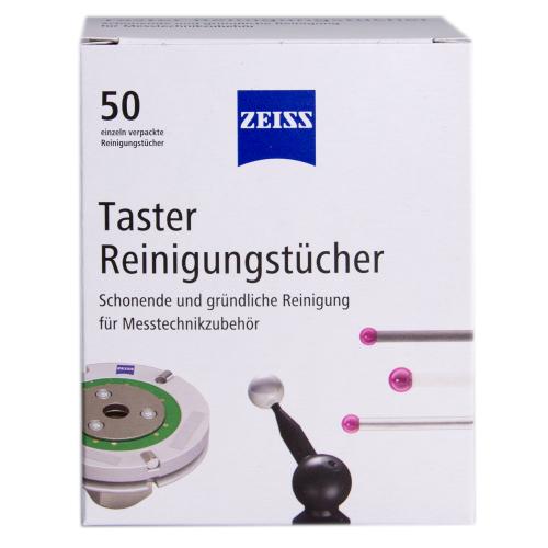 ZEISS Taster-Reinigungstücher (Deutsch, 50 Stück) Produktbild Back View L