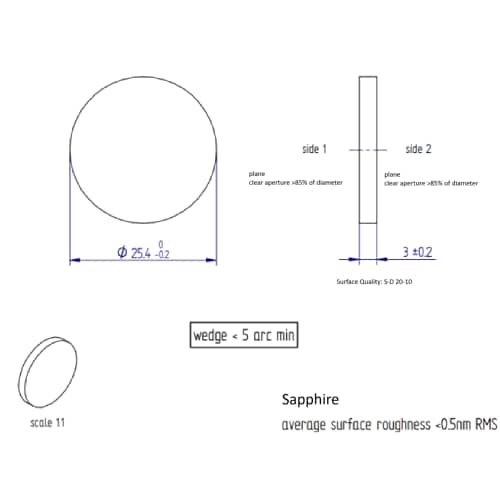 Planglas ZRF-1 Set Produktbild Side View L