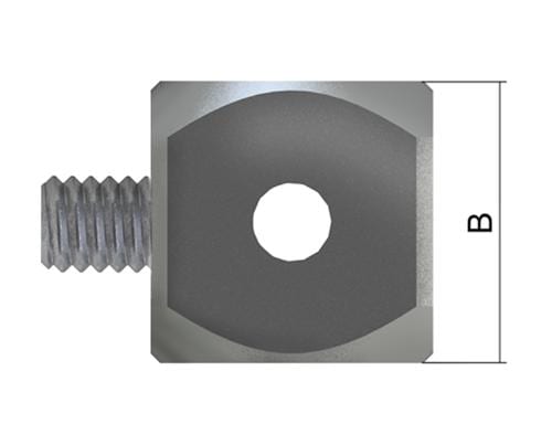 Würfel, M5, Aluminium Produktbild Back View L