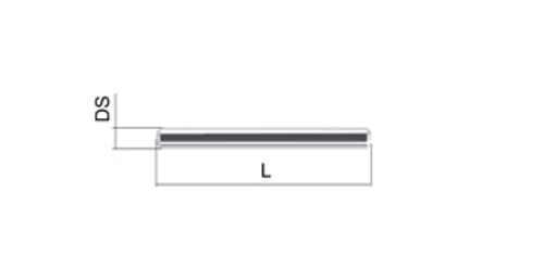 Hartmetallstift für Sterntaster, L10, DS1 Produktbild Back View L