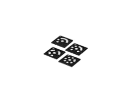 Punktmarken 3,0 mm, codiert 218–322, weiß, magnetisch Produktbild
