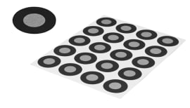 Punktmarken 12,0 mm, uncodiert, retro-reflektierend, 1000 St&uuml;ck Produktbild