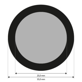 Punktmarken 25,0 mm, uncodiert, retro-reflektierend, 240 St&uuml;ck Produktbild