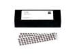 Punktmarken 1,5 mm, wei&szlig;, uncodiert, Klebest&auml;rke schwach, 3000 St&uuml;ck Produktbild Back View S