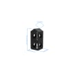 Deltablock einfach 120&deg; - 25x25x56,25mm, AF25 Produktbild Back View S