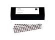 Punktmarken 1,5 mm, wei&szlig;, uncodiert, Klebest&auml;rke mittel, 3000 St&uuml;ck Produktbild Back View S