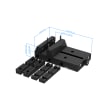 Schraubstock - 175x100x50mm, Spannbereich 115, AF25 Produktbild Back View S