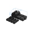 Schraubstock - 150x75x50mm, Spannbereich 90, AF25 Produktbild Back View S