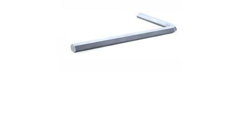 Hex wrench, 2 mm product photo Front View L