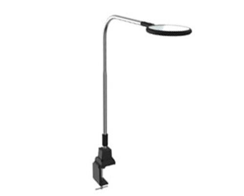 Magnifier lamp with table clamp product photo Front View L
