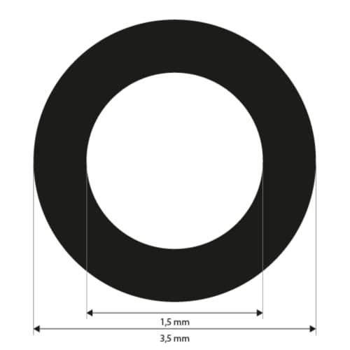 Reference Markers 1.5 mm, white, non-coded, medium adhesive strength, 3000 piece product photo