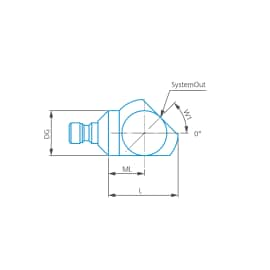 Single angle pieces Gen. 2, CA-M3 XXT product photo