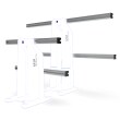 Storage bar for MSR 2.0 X=700 product photo IMT Front 2 View S