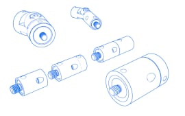 Knuckles and rotary elements