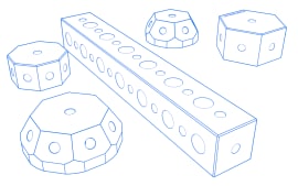 Multi sided cubes